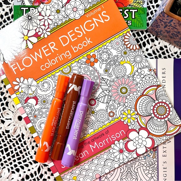 Destress Meditation Adult Coloring Books Set Of Three - Picture 4 of 8